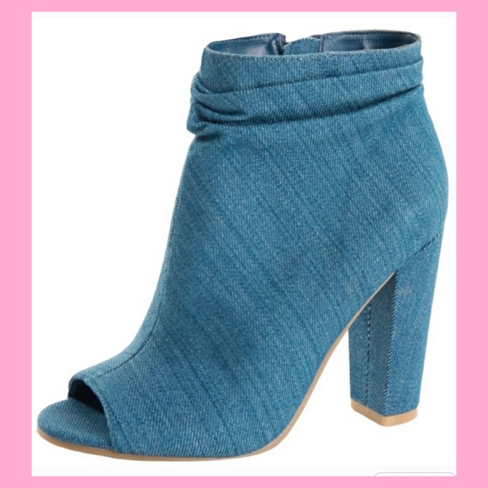 Driven Zip Up Jean Booties💙